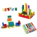 Cubos 100 peças 2x2cm Brinquedo Educativo Montagem livre 3+