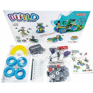 Kids Robótica fundamental 1 Motorizado 5x1 STEM Robôs e Veículos 109pçs 6+