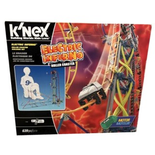 Montanha Russa Knex Inferno, Kit Robótica 639 pcs