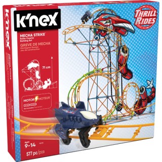 Montanha Russa Knex Kit Robótica 577 pcs Mecha Strike Roller Coaster