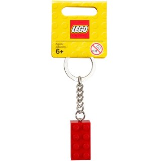 Chaveiro Lego Original vermelho 850154 LEGO Red Brick Key Chain