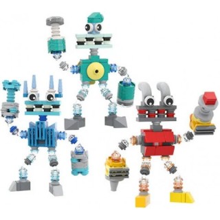 Robozinhos COMBO3 Robôs Humanoides, kit de Montagem + de 80 pçs cada