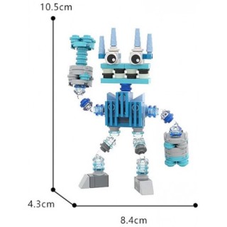 Robozinho, Robô Humanoide, kit de Montagem 108 pçs m-a